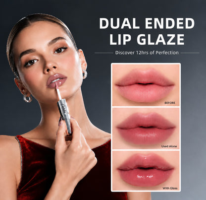 Perfect Velvet Lipstick — Dual-Ended Liquid Lipstick with Velvet Matte Color and Glossy Shine