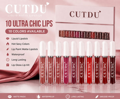 Cutdu 10 Matte Lip Gloss