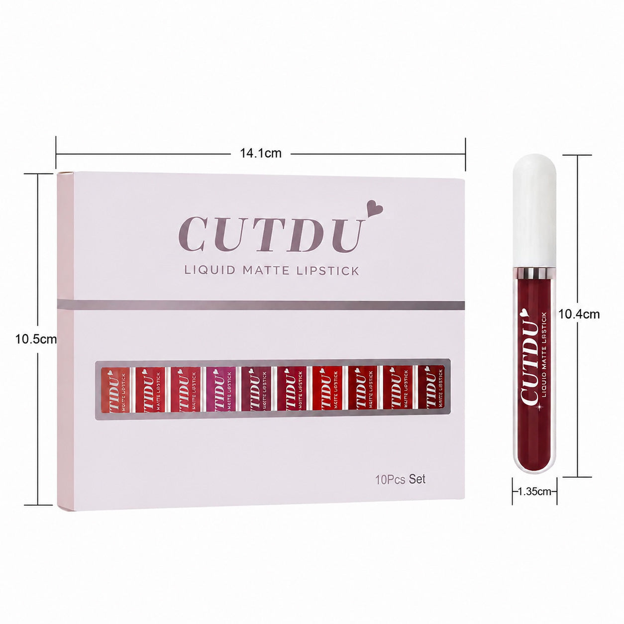 Cutdu 10 Matte Lip Gloss