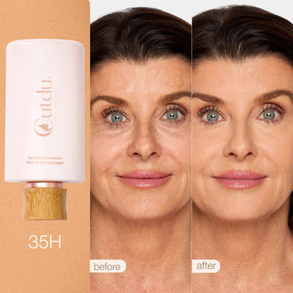 Limited Time BOGO Free🔥 Hydrating Foundation & Brush - Full Coverage Base + Free Buffin g Brush
